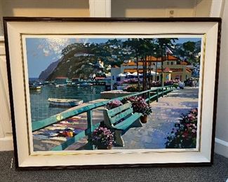 Outdoor cove print signed by Howard Behren 162/300