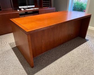Hardwood Artisans Executive Desk 72"W x 36"D x 28-1/2"H