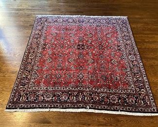 Persian Hand knotted wool rug / 78"x 78"
