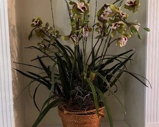 Faux floral arrangement