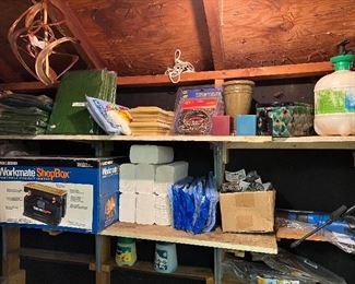 Huge surplus of mini tarps, paper towels, sponges and more!