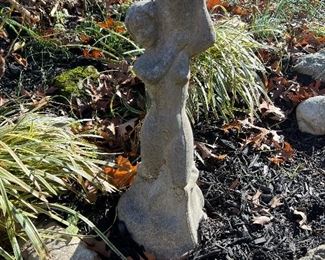 Outdoor concrete lawn ornament