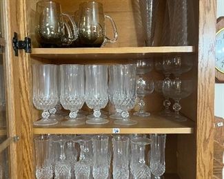 Endless supply of crystal and glassware