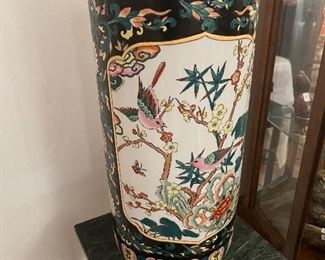 Vintage asian umbrella holders