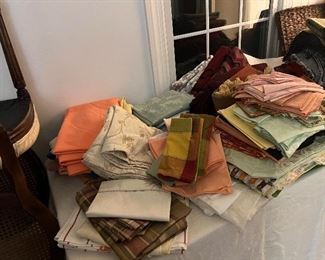 Linens, pillow covers, sheets and more!