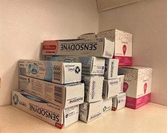 Surplus of Sensodyne toothpastes