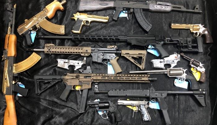 NEW FIREARMS COLLECTION TO INCLUDE SMITH & WESSON .45 COLT/.410ACP, NEW KELTECH SUB 2K 9MM, RUGER PRECISION 6.5 CREEDMOORE, BPM BP15 AR15, TWO LOWER RECIEVERS, SMITH & WESSON 38, MAGNUM RESEARCH BFR 30-30 CALIBER, CENTURY ARMS 24KT MICRO DRACO