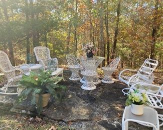 Wicker patio furniture