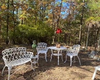 Wrought iron patio furniture