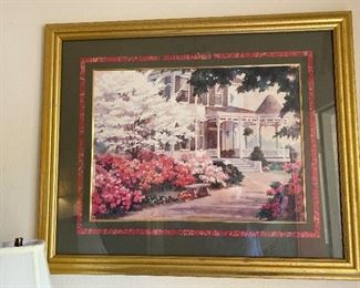 Ray Burdinski signed watercolor 