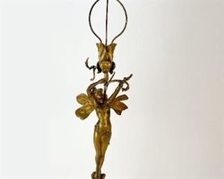 133a ART NOUVEAU LAMP