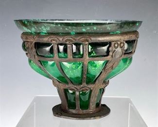 114a DAUM NANCY AND MAJORELLE VASE