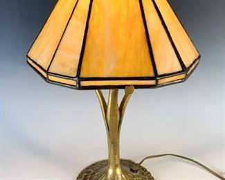Signed Tiffany Studios Lamp