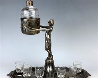 WMF German Art Nouveau Drinks Set C.1900