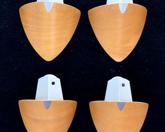 See of 4 Mid-Century wall sconces