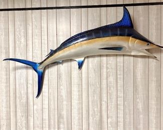 Blue Marlin Fish Mount - 104" in width - Museum Quality