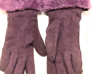 PENNY BLACK Suede & Wool Lined Gloves, Italy
