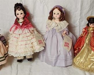 Collection of Madame Alexander Dolls