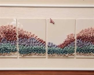 Dabbert Studio Porcelain 5 Color Wall Sculpture