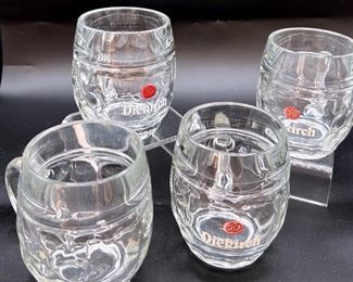 Diekirch Beer Barreled Beer Glasses