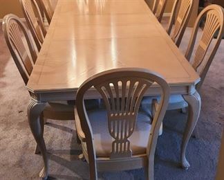 Dining Room Table and 8 Chairs