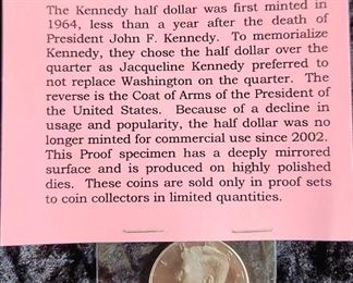 Kennedy Half Dollar Gem Proof Condition