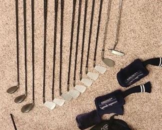 Mens Tommy Armour Full Set 855s Silver Scot Irons and Woods