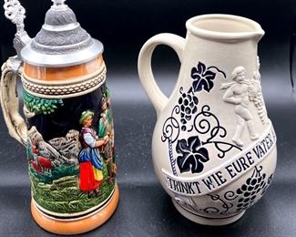 MidCentury Gerzit Water Stein West German Stein