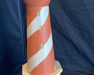 Orange and Cream Lighthouse