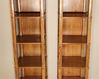 Pair of Thomasville Tower Shelves