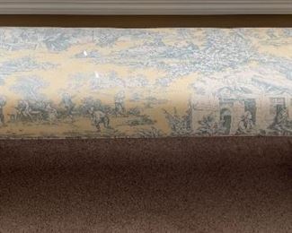 Scenic Toile Waterfall Bench