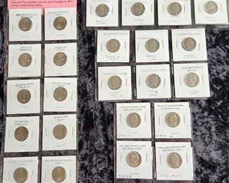Sets of Jefferson Nickels and Westward Journey Nickel Series