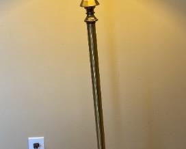 Solid Brass Lamp with Arm