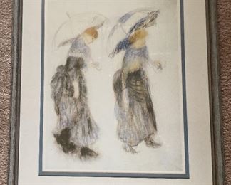 Sketch For The Sunshades Framed Art