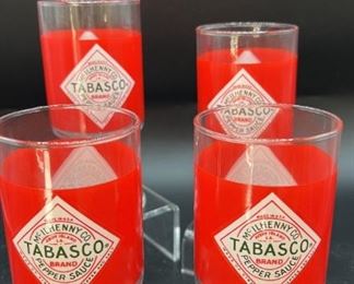 Tabasco McIlhenny Co Pepper Sauce Goblets