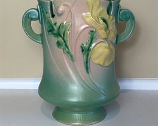 Vintage Roseville Pottery Poppy Vase