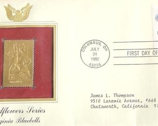 Wildflowers Series Virginia Bluebells 1st Day of Issue