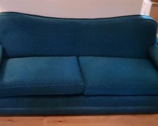 MidCentury Modern Green Sofa