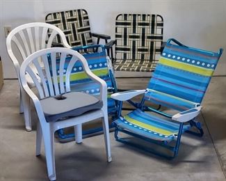 13 Chairs Poly, Vintage, Canvas, Beach