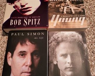 Dylan, Young, Simon, Garfunkel Biographies
