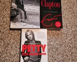 Eric Clapton, Tom Petty, Bruce Springsteen, Biographies