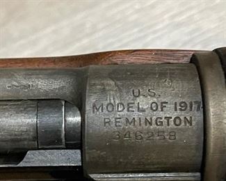 Remington U.S. Model of 1917 Bolt Action Rifle