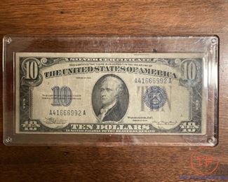 Ten Dollar Silver Certificate