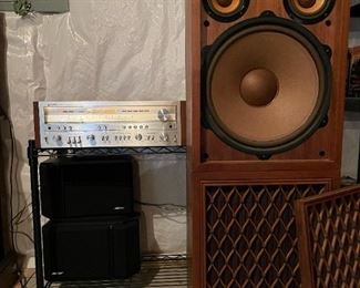 Vintage PIONEER SX-950 Receiver and PIONEER CS-99A Speakers