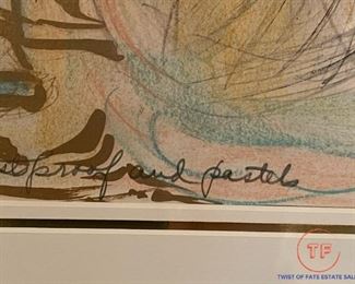 EDNA HIBEL Framed Artist Proof