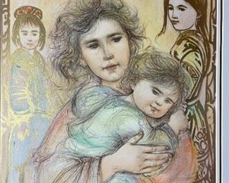 EDNA HIBEL Framed Artist Proof