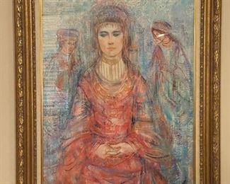 Limited Edition 539/1000 Framed Print "Edna" by Edna Hibel