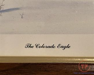 MISSOURI PACIFIC Colorado Eagle Limited Print 284/1000 By Mike Danneman -1984