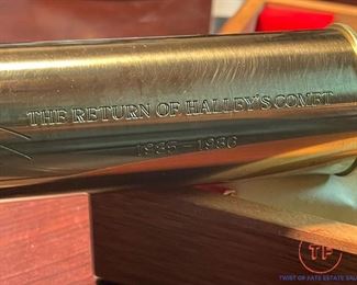 Halley's Comet Limited Edition Telescope with COA and Case