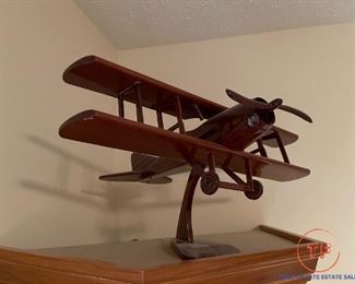 Wood Plane Display on Stand